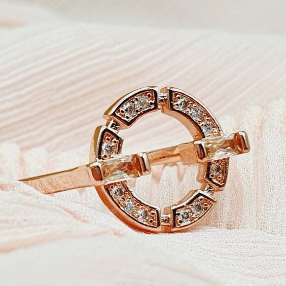 💎Trendy Design Zircon Unique Hollow Rings for Women, INDN8322 - Picture 3 of 3